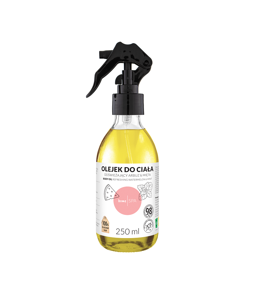 Gaivinantis kūno aliejus su arbūzu ir mėta, 250ml Aliejai aivora.eu